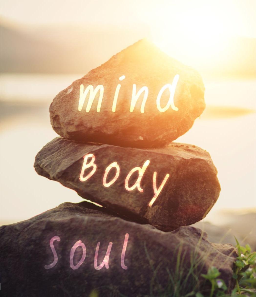 Peaceful wellness meditation in nature